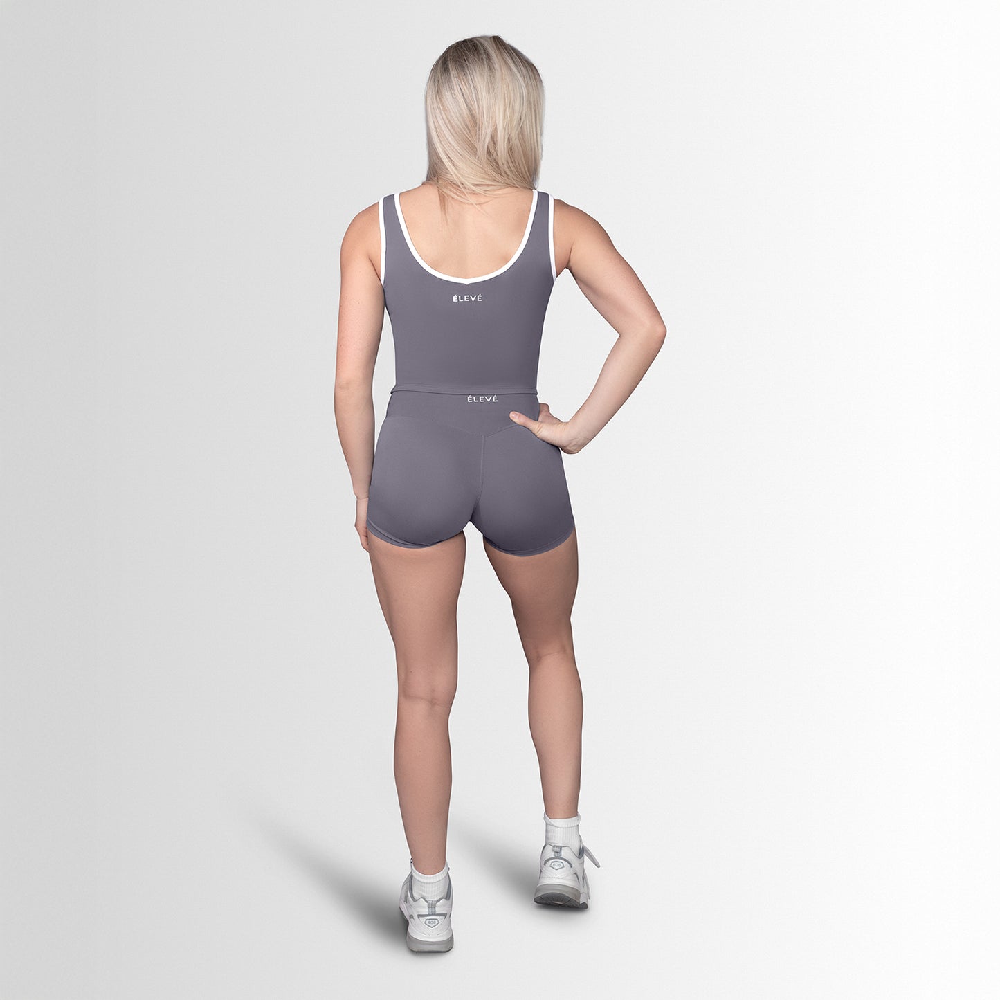 ATELIER SET SHORTS - Steel Slate Élevé
