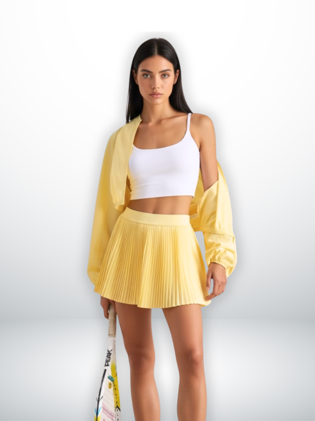 MATCH POINT PLEAT SKIRT