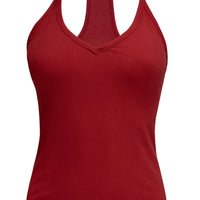 ALLURE BACK TANK - ROUGE BRIQUE Élevé