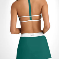 LA SAVIOR SKIRT & BRA - ÉMERAUDE Élevé