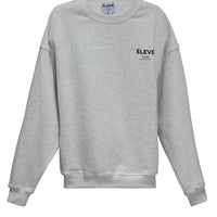 LUXE LOUNGE SWEATSHIRT - Lunar Gray Élevé