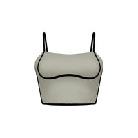THE ÉPURE SPORTS BRA - ALMOND CRÈME Élevé