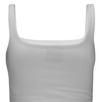 The Margot Tank - Blanche (white) Élevé