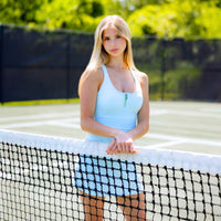 THE RIVIERA TENNIS DRESS - Menthe Glacée Élevé