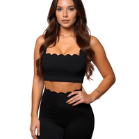 THE ST. TROPEZ SPORTS BRA - noir-Élevé