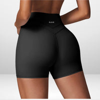 V - SCULPT SHORTS - NOIR Élevé
