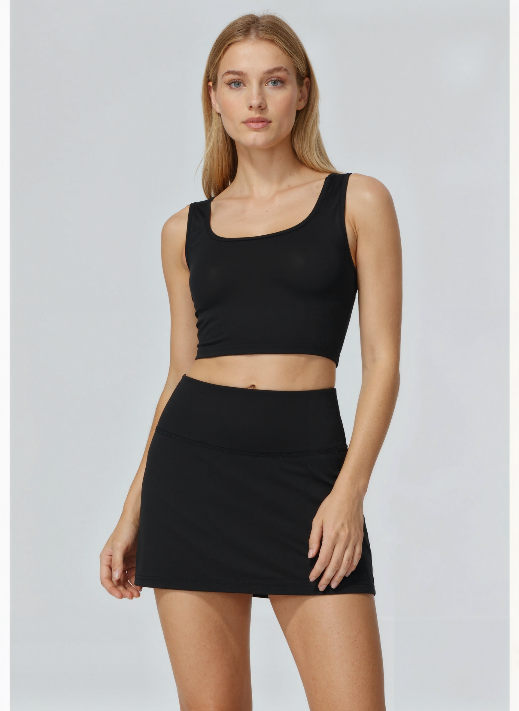 BASELINE SKIRT-NOIR