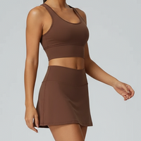 BASELINE SKIRT-MOCHA
