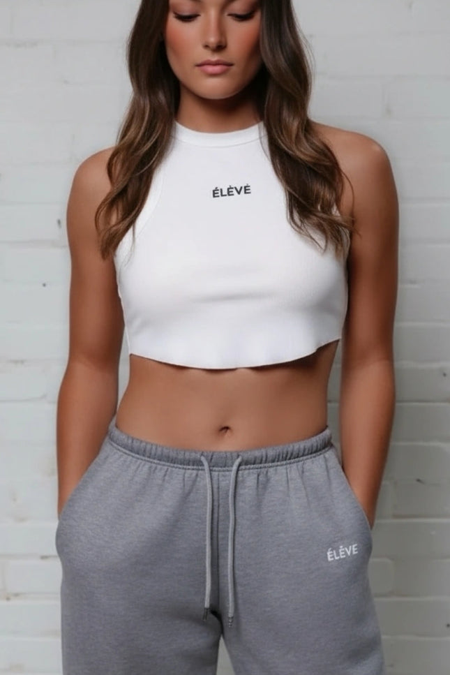 BASIC CROP- BLANCHE- ÉLEVÉ