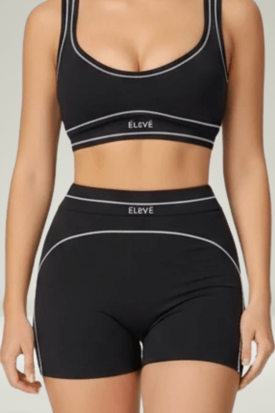 DEFINE LUXE SHORTS-ONYX-ÉLEVÉ