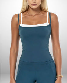 LAYERED FORM BRA-BLUE VEIL