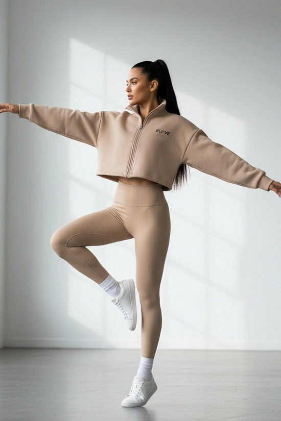 ZIPLINE HOODIE-SANDSTONE-ÉLEVÉ