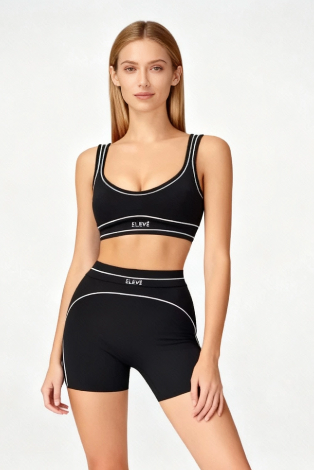 DEFINE LUXE SHORTS - ONYX- ÉLEVÉ