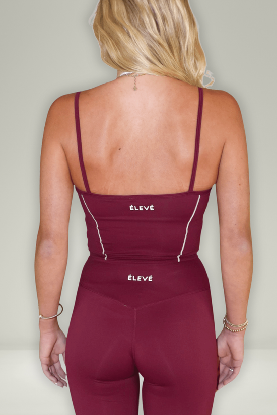 RUE CAMBON SPORTS BRA-MERLOT-ÉLEVÉ