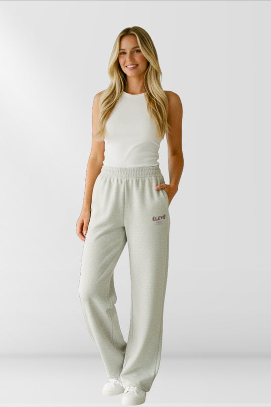 MAISON CLOUD SWEATPANTS - GRIS-BLUSH PINK Élevé