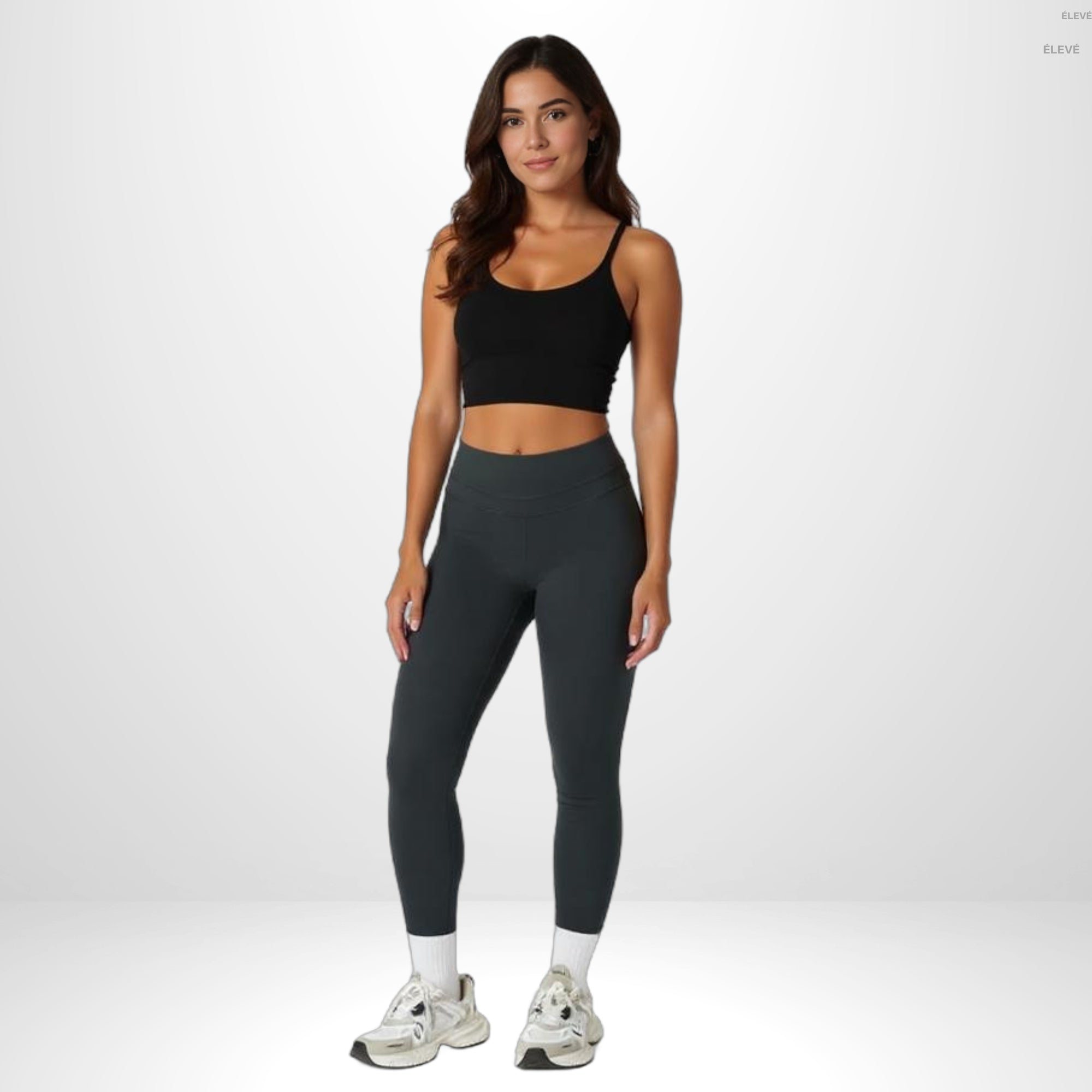V- SCULPT LEGGINGS - NOIR- Élevé