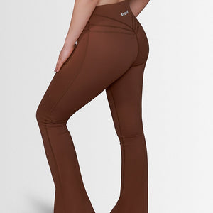 V-SCULPT FLARED LEGGINGS-MOCHA-ÉLEVÉ