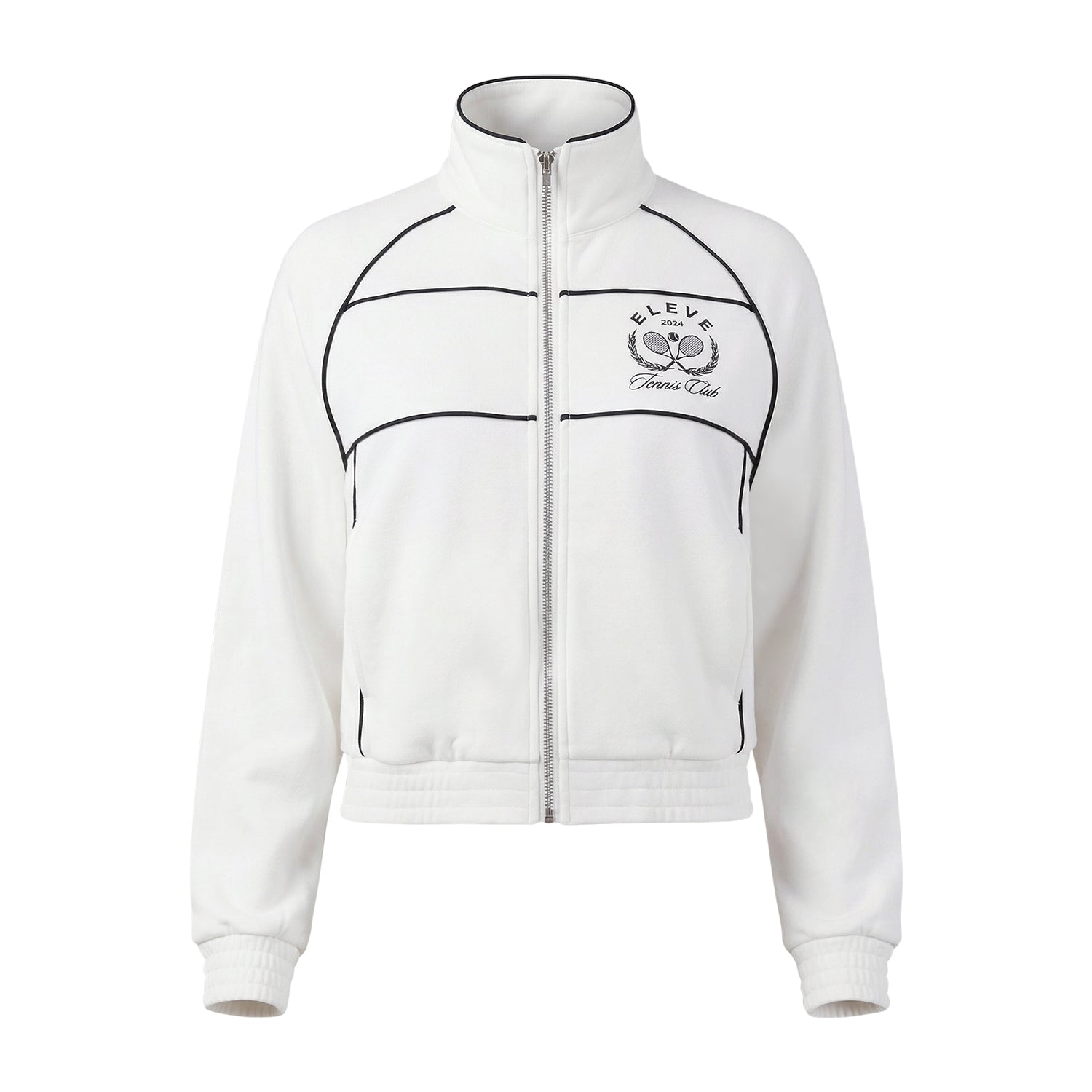 TENNIS CLUB JACKET-WHITE-ÉLEVÉ -ELV ACTIVE