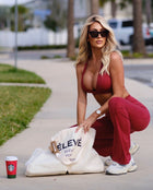 AURA CELESTE SPORTS BRA