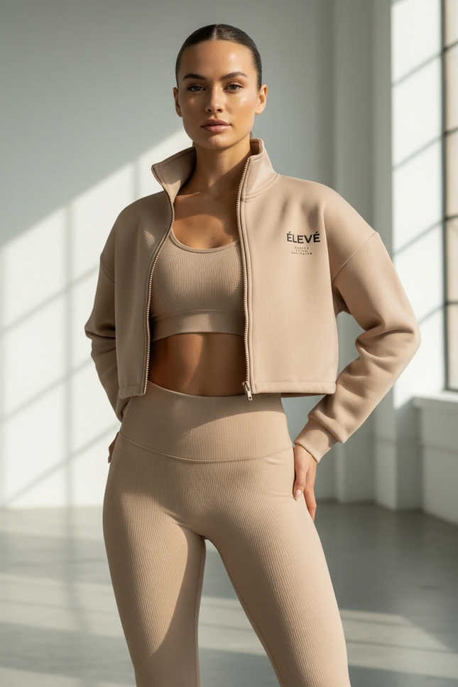 ZIPLINE HOODIE-SANDSTONE-ÉLEVÉ