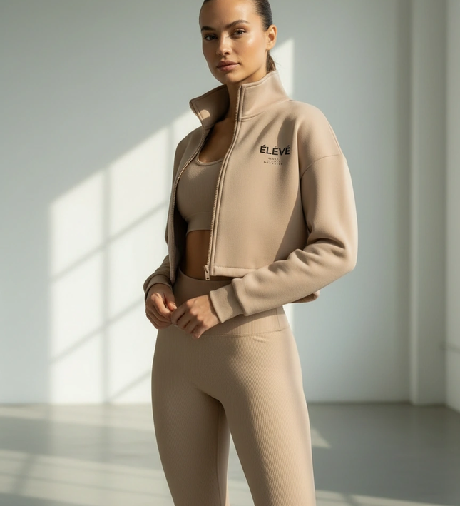 ZIPLINE HOODIE-SANDSTONE-ÉLEVÉ