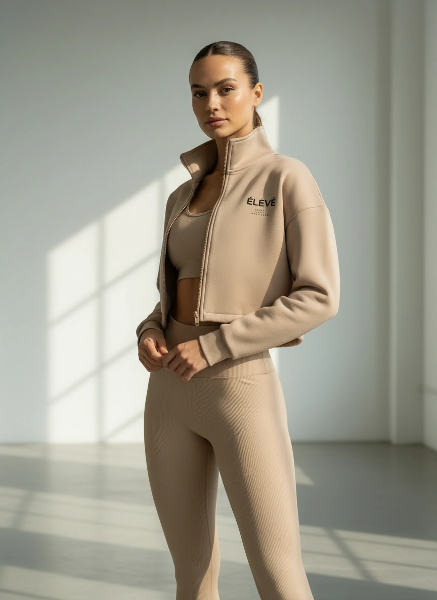 ZIPLINE HOODIE-SANDSTONE-ÉLEVÉ