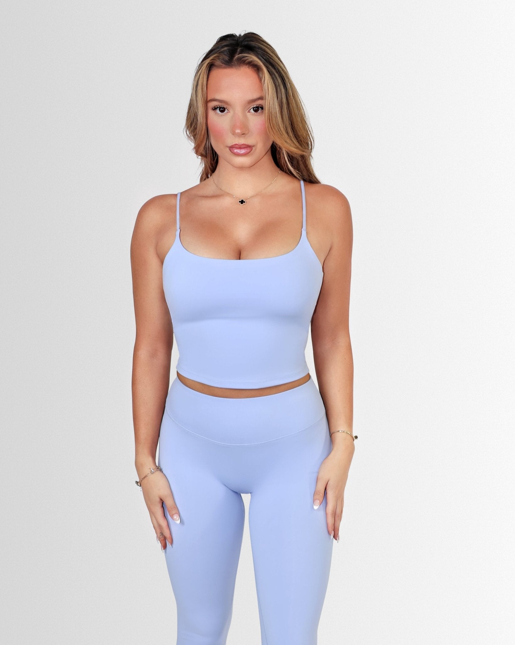 AIRLUXE CAMI SPORTS BRA -BLEU- ÉLEVÉ