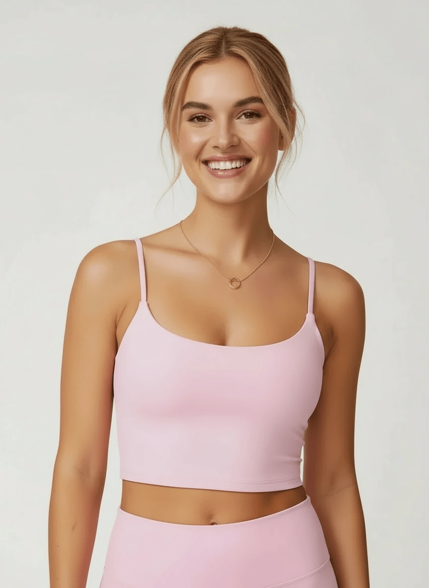 AIRLUXE CAMI SPORTS BRA -BLEU- ÉLEVÉ