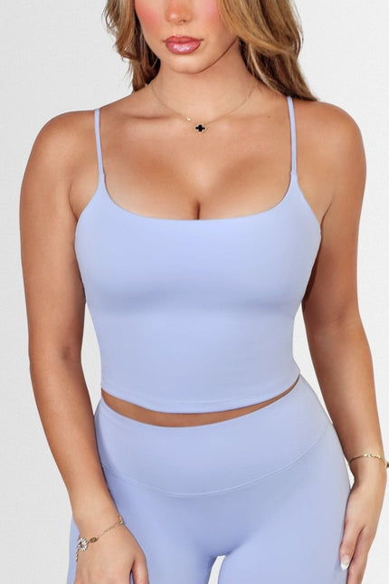 AIRLUXE CAMI SPORTS BRA -BLEU- ÉLEVÉ