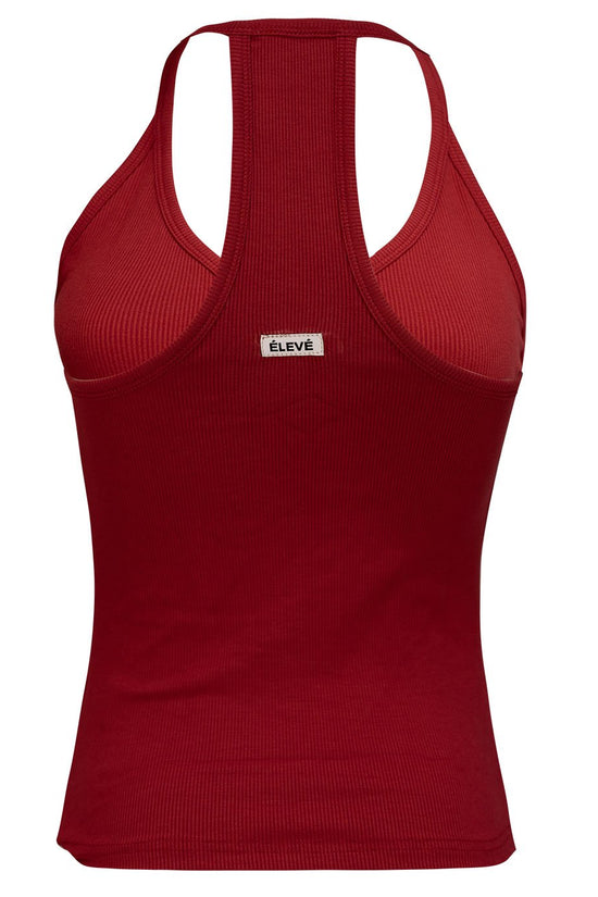 ALLURE BACK TANK - ROUGE BRIQUE Élevé