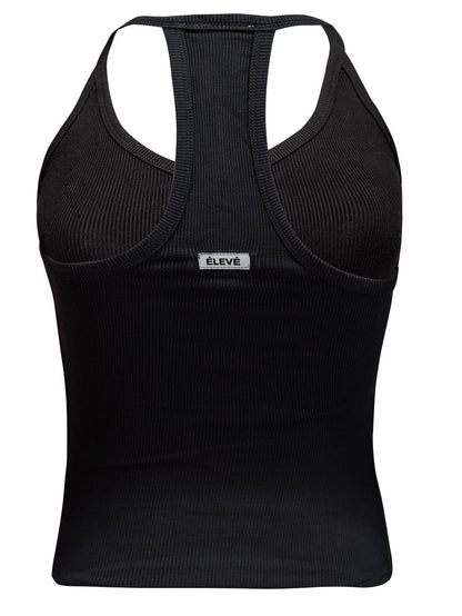 ALLURE BACK TANK - NOIR Élevé