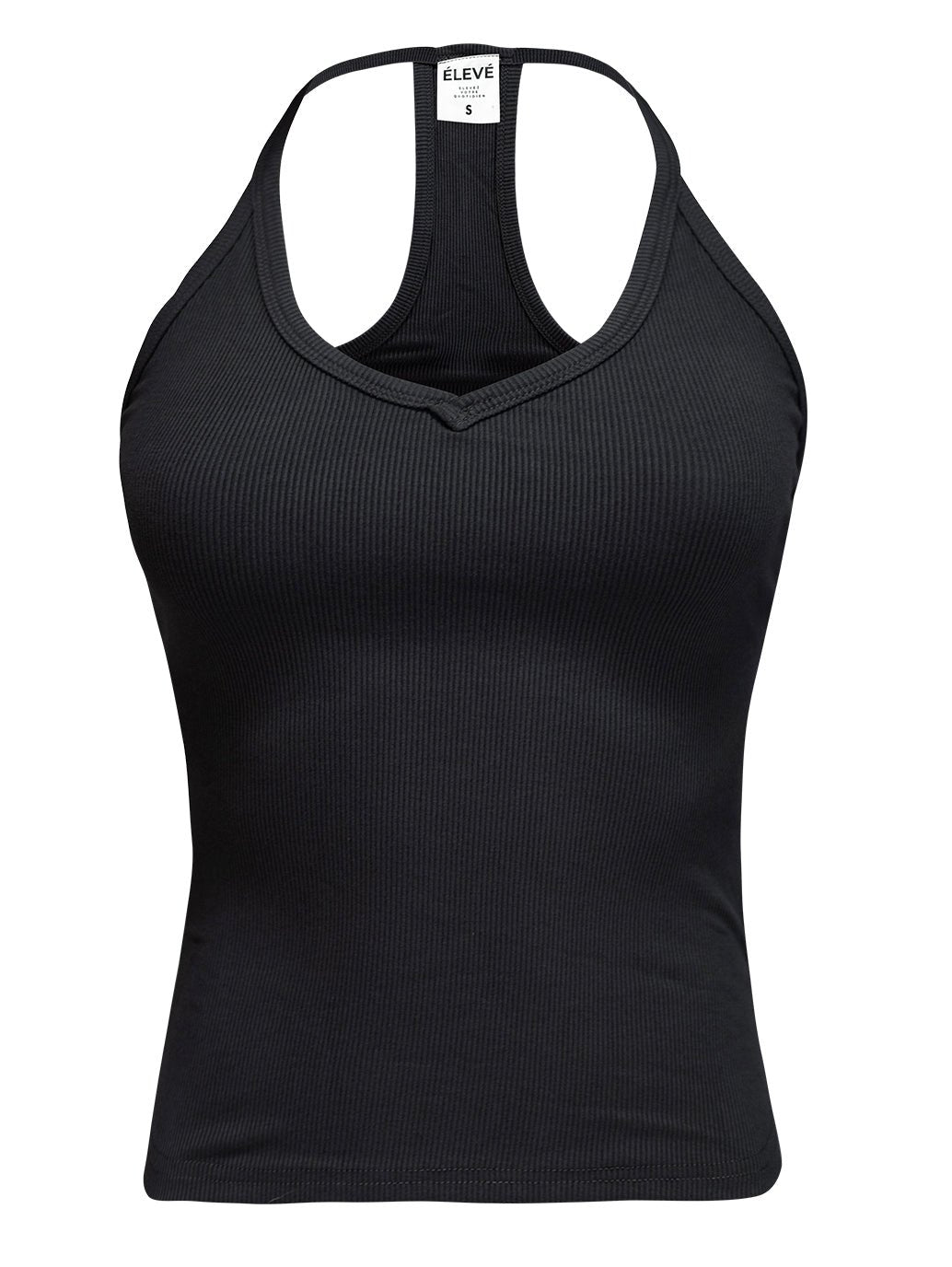 ALLURE BACK TANK - NOIR Élevé