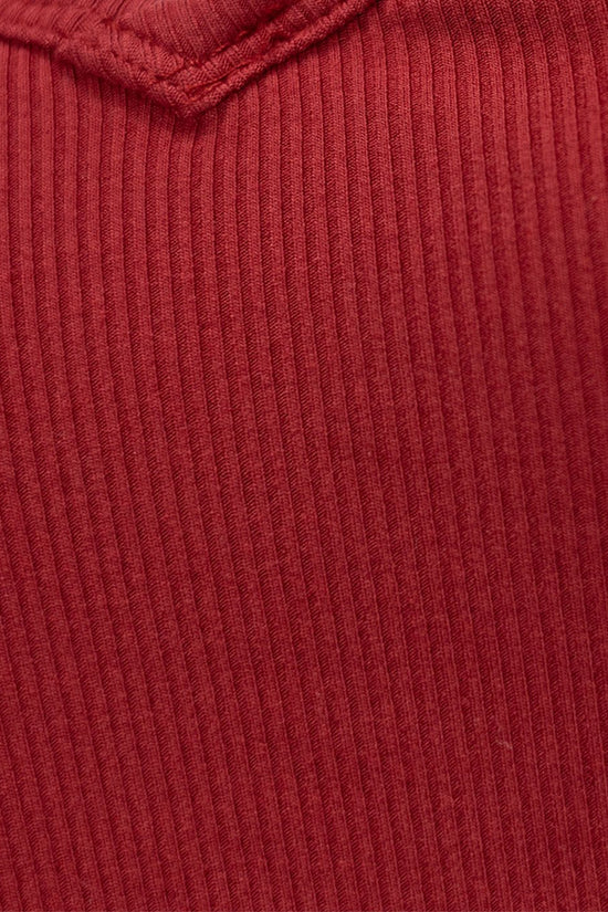 ALLURE BACK TANK - ROUGE BRIQUE Élevé