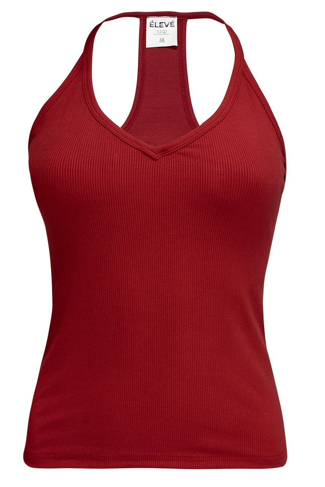 ALLURE BACK TANK - ROUGE BRIQUE Élevé