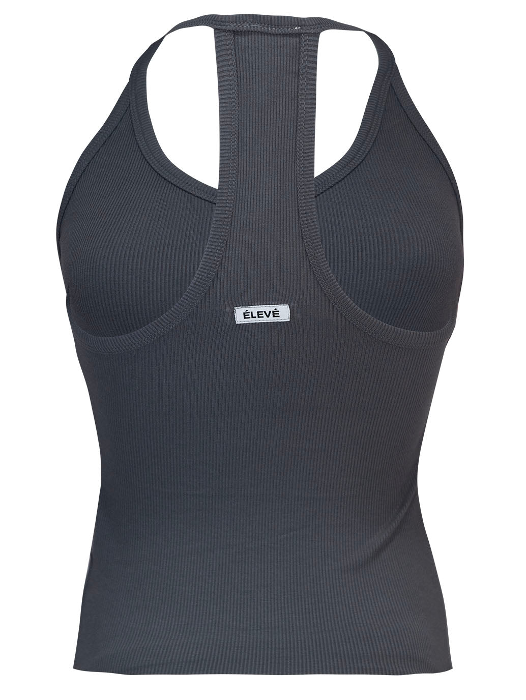ALLURE BACK TANK - CHARCOAL Élevé