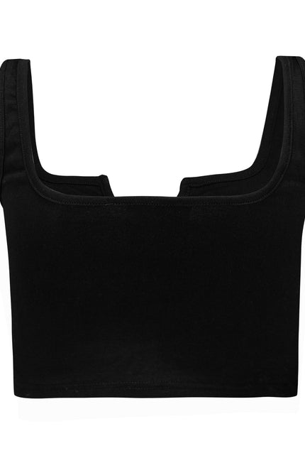 AMÉLIE TANK - Noir (Black) Élevé