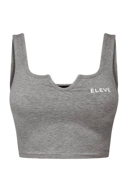 AMÉLIE TANK - SILVER HAZE Élevé