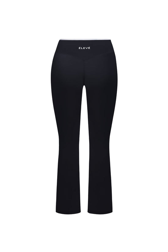ATELIER FLARE LEGGINGS - Jet Black Élevé