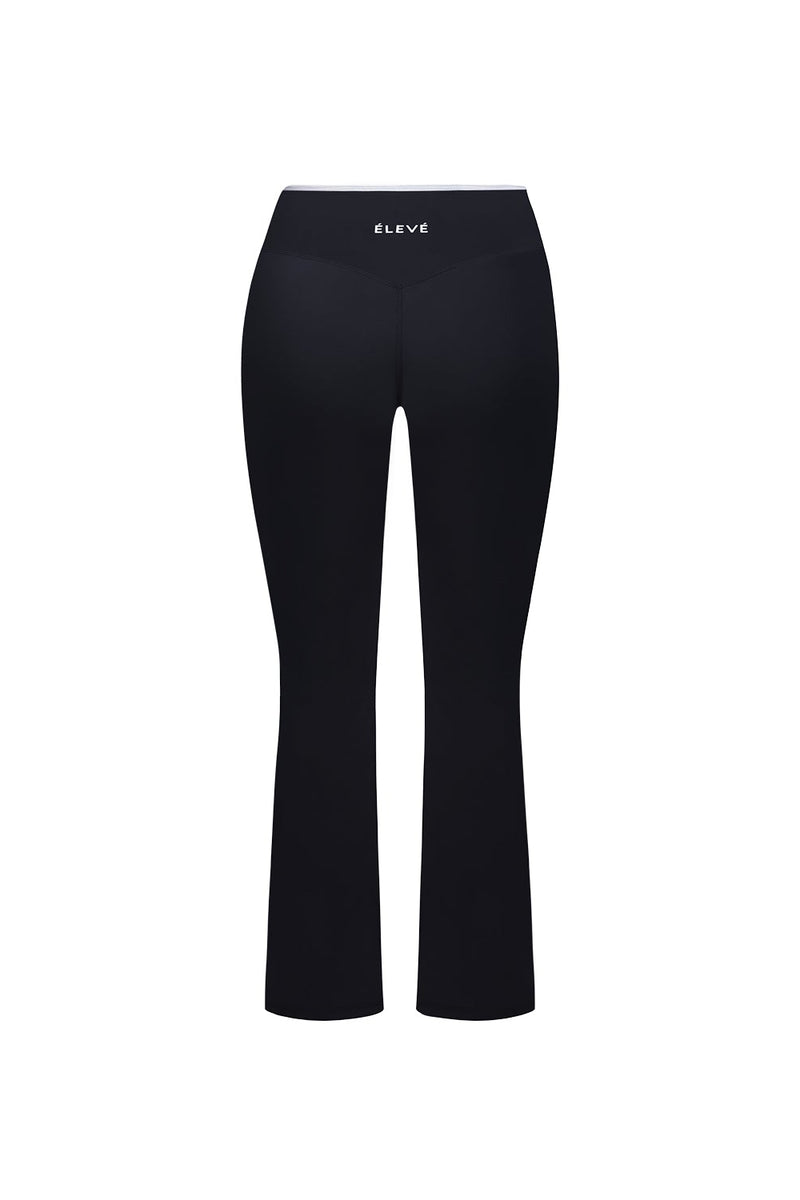 ATELIER FLARE LEGGINGS - Jet Black Élevé