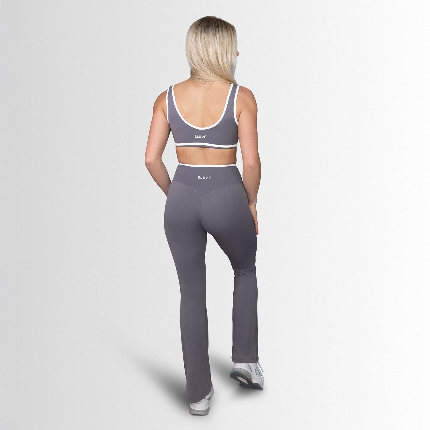 ATELIER FLARED LEGGINGS - Steel Slate Élevé
