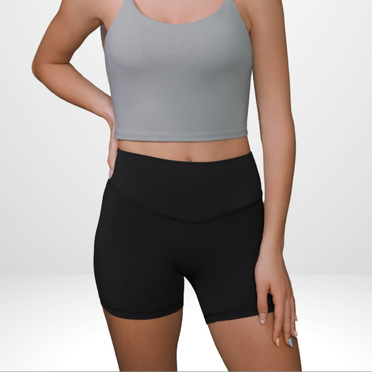 COMPRESSÉ SHORTS - CHARCOAL Élevé
