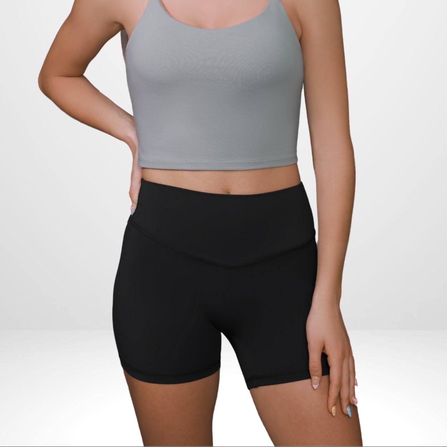 COMPRESSÉ SHORTS - CHARCOAL Élevé