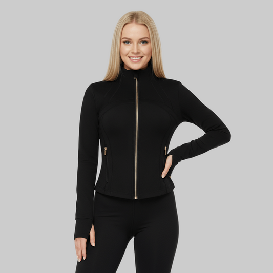 CONTOUR ZIP JACKET -NOIR- Élevé