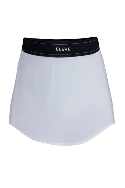 COURT SIDE SKIRT -BLANC Élevé