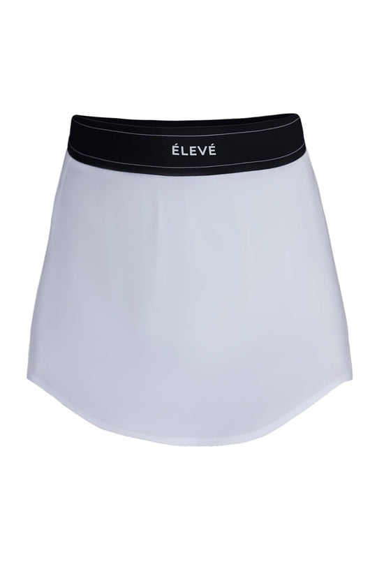 COURT SIDE SKIRT -BLANC Élevé