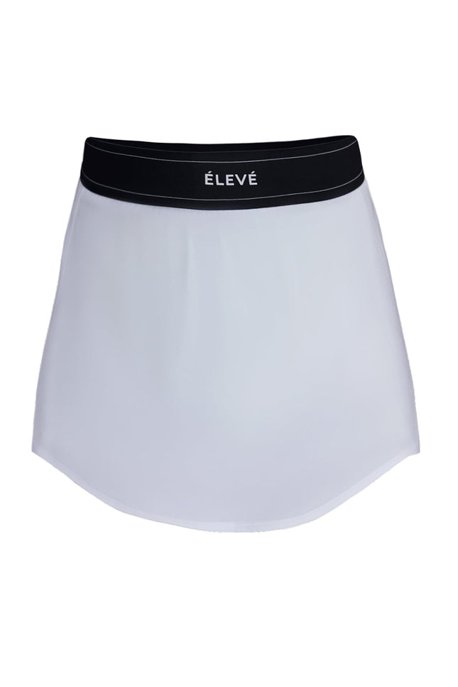 COURT SIDE SKIRT -BLANC Élevé