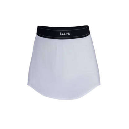 COURT SIDE SKIRT -BLANC Élevé