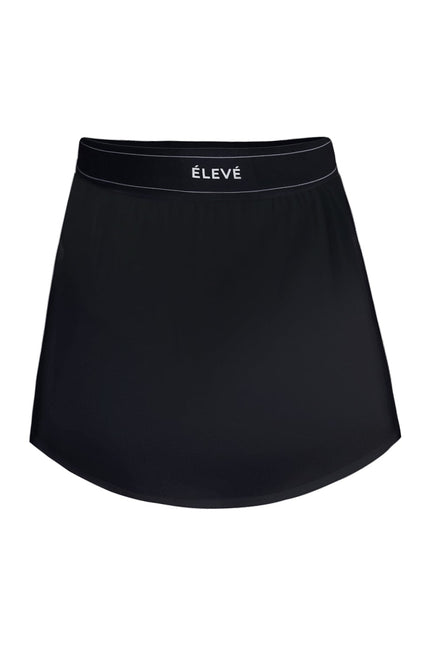 COURT SIDE SKIRT - NOIR Élevé
