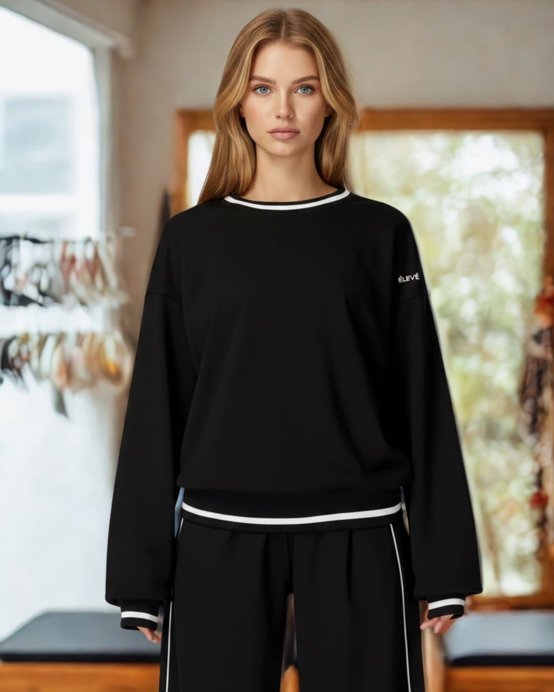 DEFINE LUXE CREW NECK - Élevé