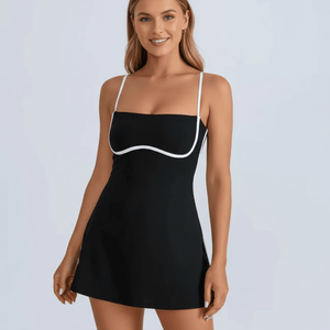 ÉLANCE DRESS - NOIR-Élevé